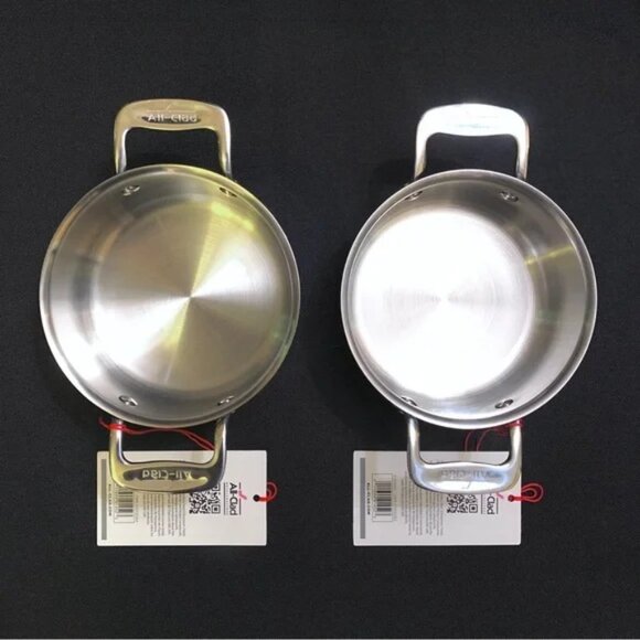 2 x ALL CLAD 1/2 Quart Mini Cocottes /Dutch Ovens (Set of...